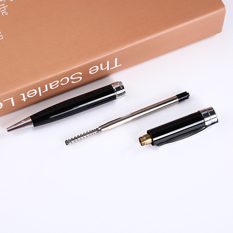 Suministro directo de fábrica Bolígrafo De Metal pluma de la oficina de negocios pluma personalizada publicidad regalo pluma de aceite pluma de metal de negocios