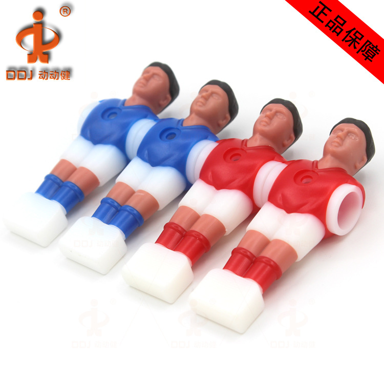 5529人形公仔包胶 红色-蓝衣7