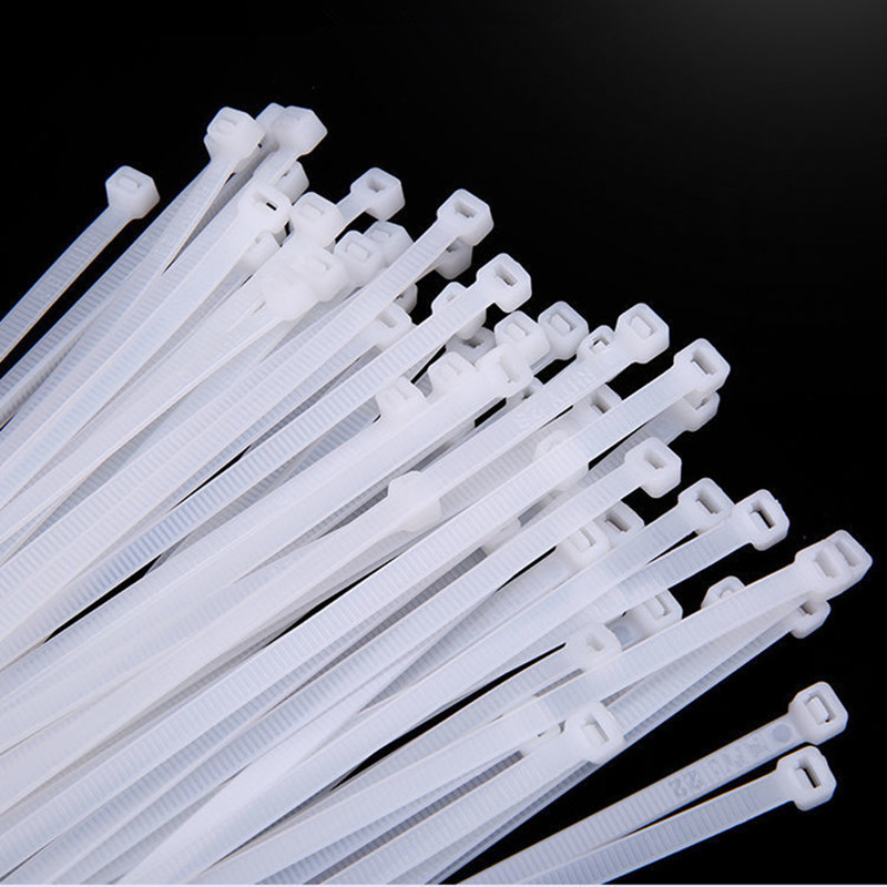 尼龙扎带塑料扎带批发自锁式扎带捆绑带束线带5*250黑色白色扎带