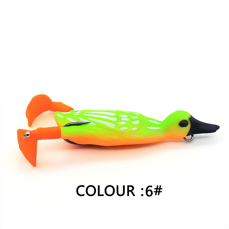 Soft Duck Fishing Lures 60mm 15g Soft Baits Bass Trout Fresh Water Fishing Lure