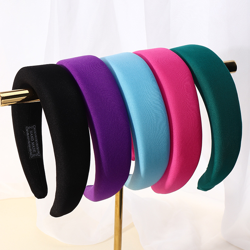 Candy Color Milk Silk Headband Rainbow Color Hyuna Style Comfortable Texture Headband display picture 1
