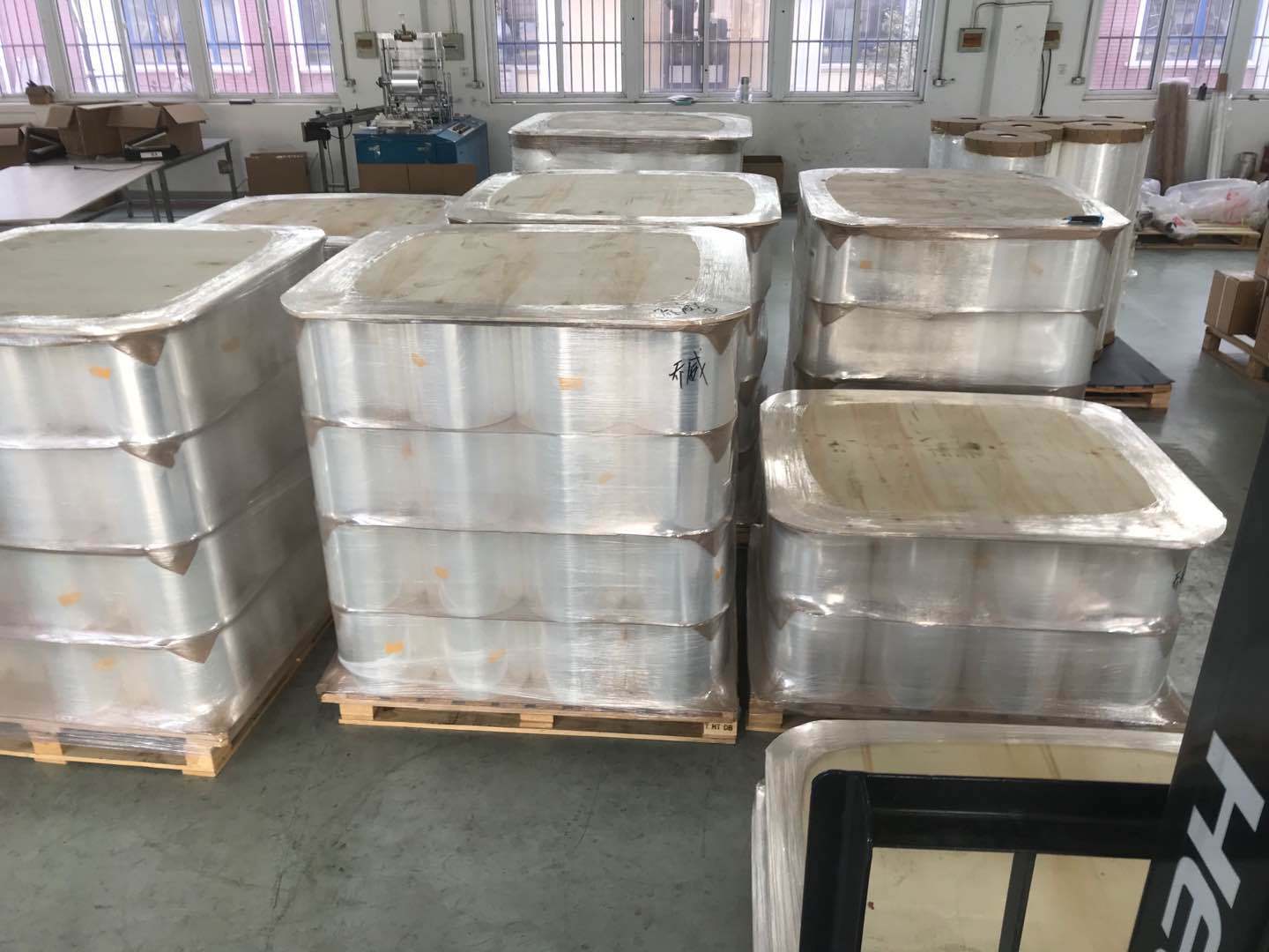 一次性口罩N95口罩外层包装膜 口罩包装机2.5丝单层热封膜