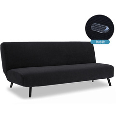 Nordic-style plush velvet solid color living room fabric sofa bed cover elastic lazy man convenient installation armless sofa cover