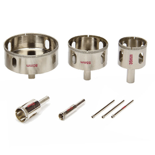 Glass hole opener emery tile ceramic hole drill bit beads rounding grinding tool marble reamer drill
