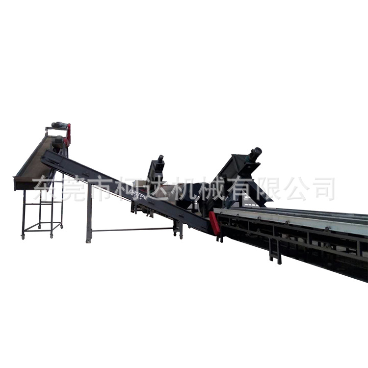 矿泉水瓶热洗回收设备 PET塑料瓶破碎清洗线 1t/h