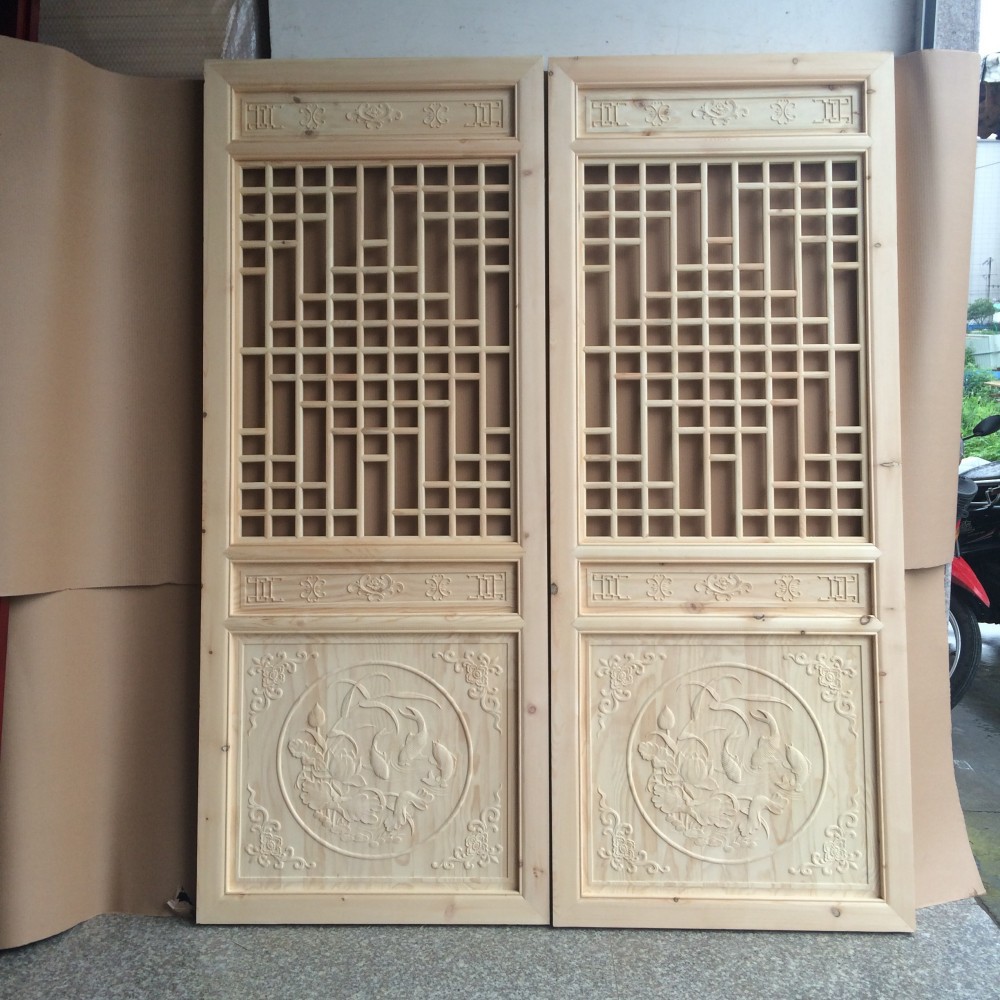 東陽木雕 廠家定制款古典中式仿古門窗 實木花格防蟲木雕定做