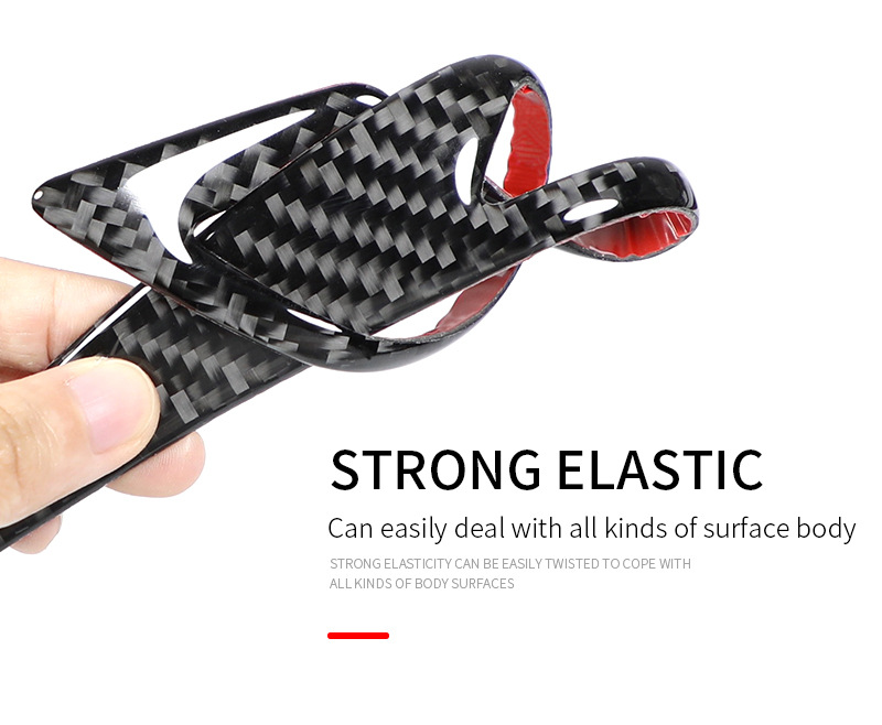 New car wheel eyebrow anti-collision strip modified Universal real carbon fiber anti-collision anti-scratch anti-dripping anti-collision sticker decorative strip