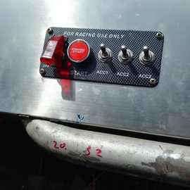 汽车改装点火断电开关仪表车灯开关喇叭修车电路一键启动组合开关