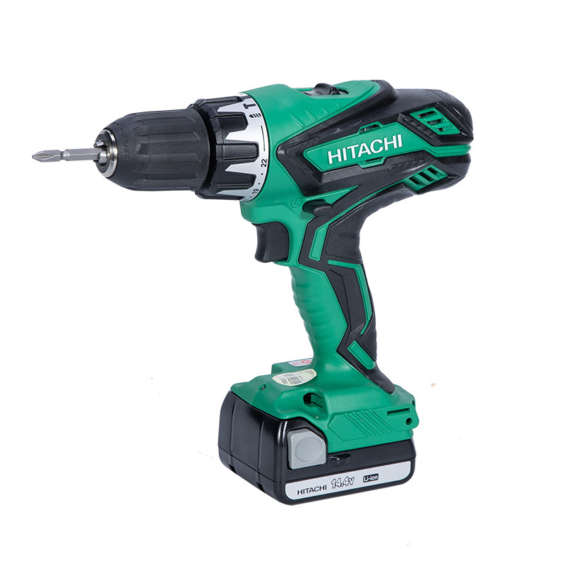 Hitachi日立电钻DV14DJL冲击手电钻充电式电动螺丝刀家用多功能