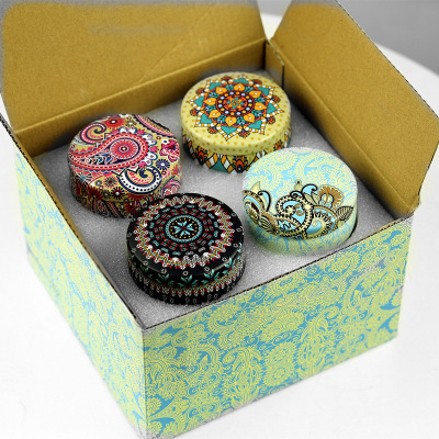 小号香薰蜡烛罐8个装套装价格小铁盒包装盒马口铁盒|ms