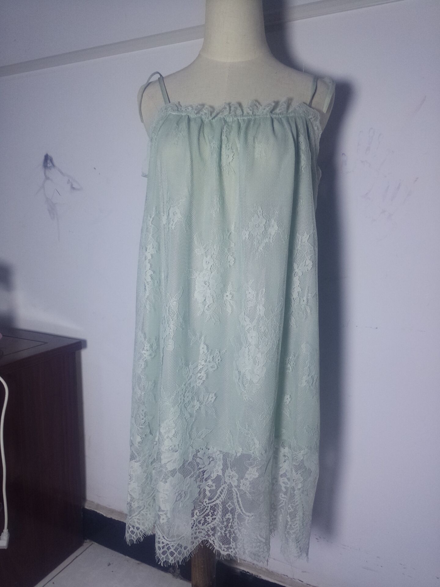 Yi Xiang man 180 Large High-end Sexy lingerie sexy Temptation Lace camisole pajamas suit Nightdress Home Furnishings