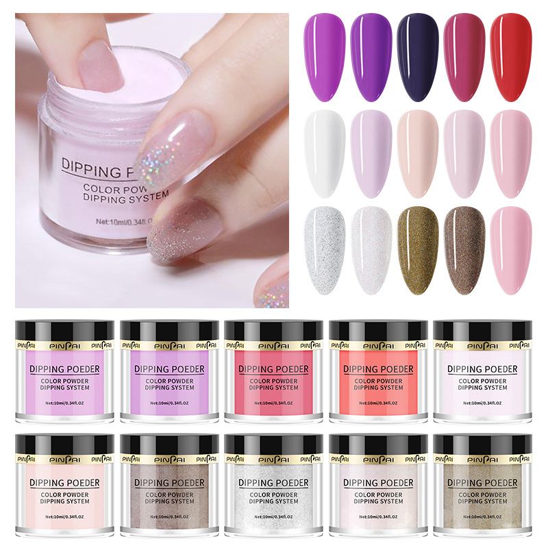 Nail Dipping Powder Luminous Color Stick...