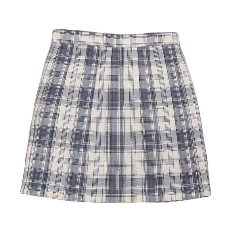 Japanese collection jk uniform plaid skirt Orthodox JK mountain blowing gentle one-knife pleated skirt college style sailor suit female student