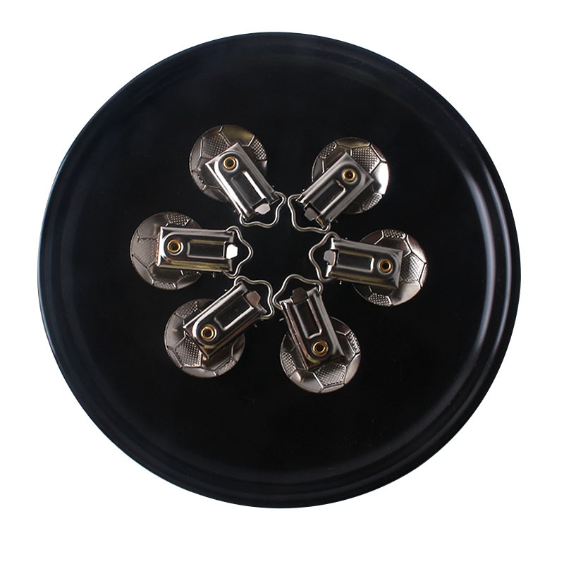 Suministros para bebés de hierro hebilla redonda fútbol chupete clip Amazon AliExpress DIY accesorios de la joyería