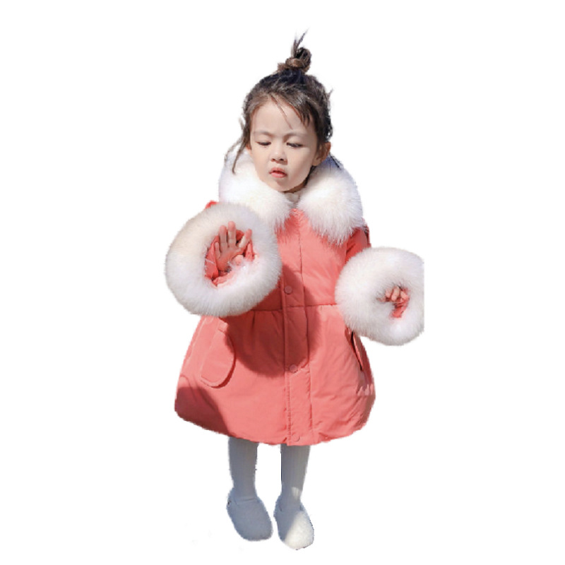 velvet keep warm down jacket