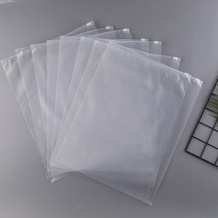 Transparent Zipper Bags 20*30PE, EVA Matte Thick Plastic Packaging Bags for Clothing, Towels, Slippers, Underwear, Shorts with Printing