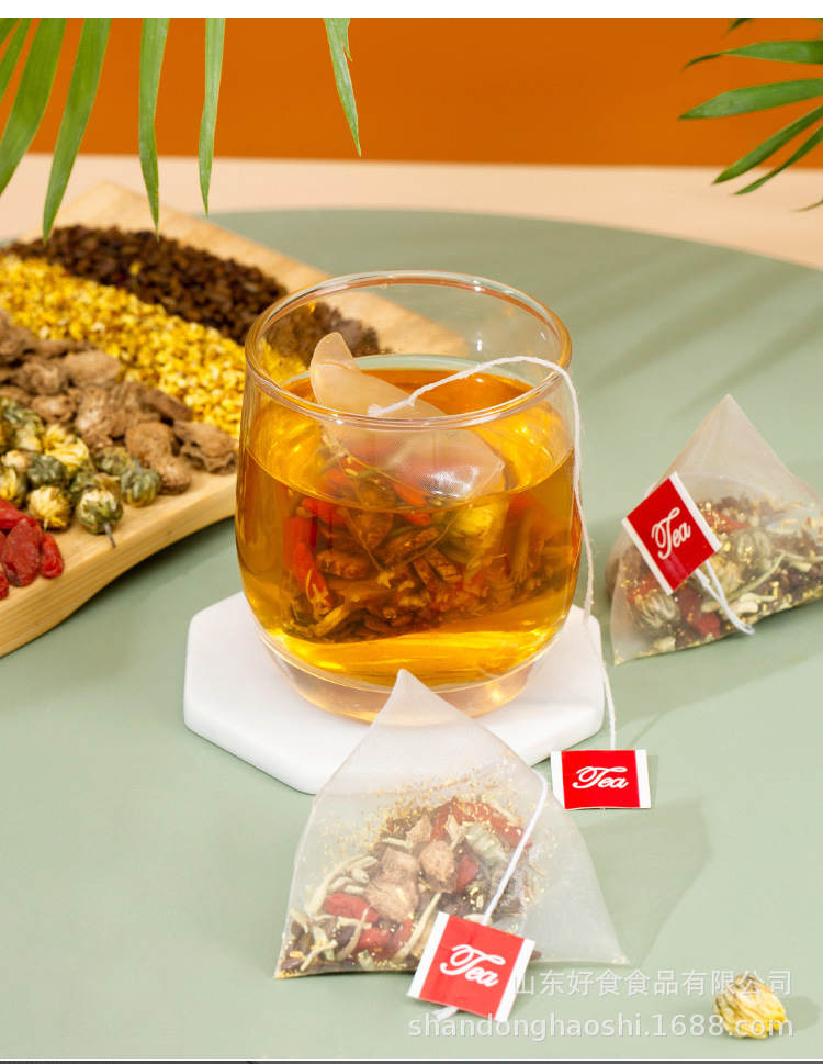 Chrysanthemum Cassia Seed Goji Tea Ju Hua Jue Ming Zi Gou Qi Herbal Blend 20g Canister Dried Flower Tea quality and texture