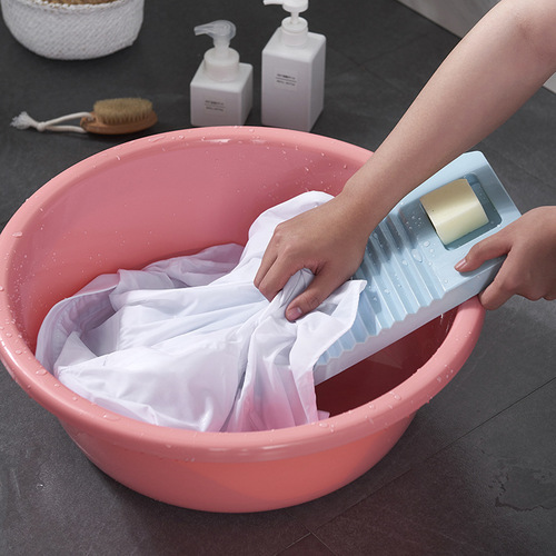 Thickened non-slip household washboard creative new kneeling punishment plastic laundry washboard dormitory mini washboard