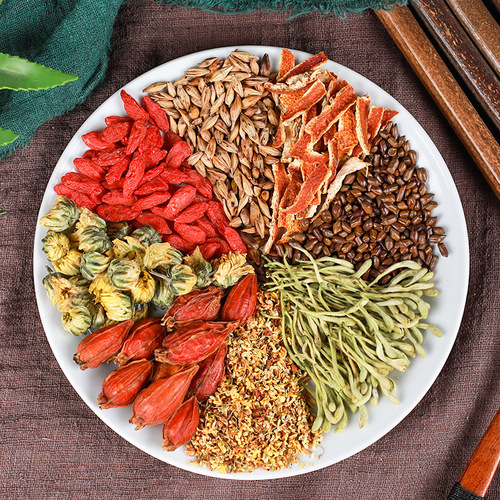 Chrysanthemum Cassia Tea Herbal Tea Bags, Natto Tea Goji Berries, Honeysuckle, Golden Silk Chrysanthemum, Triangle Pack, High Quality