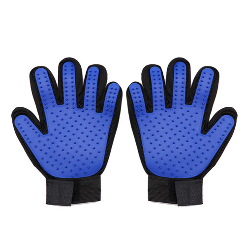 Wholesale cross-border rubber defloating cat gloves, dog massage bathing gloves, pet cleaning supplies