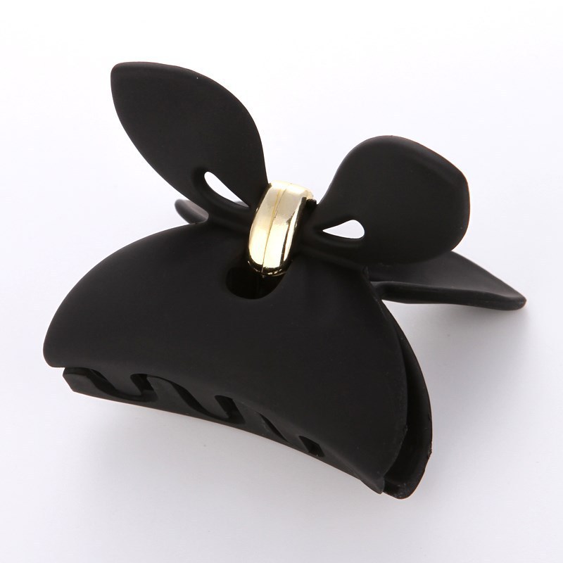 Korea Cute Bow Solid Color Catch Clip display picture 9