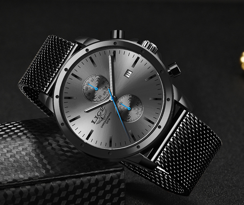 Title 17, Montre homme de marque internationale, mouvemen...