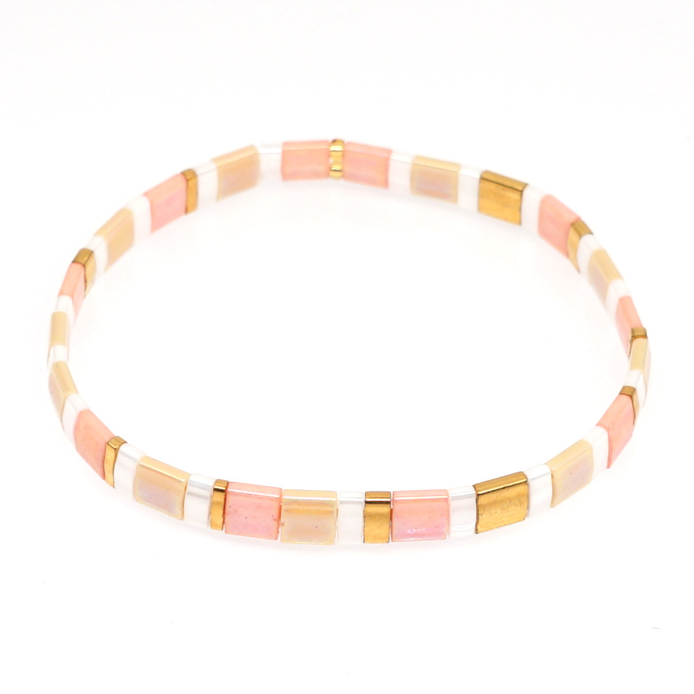 Personnalité Européenne Et Américaine Tila Perles Arc-en-ciel Petit Bracelet Style Plage Bohème display picture 4