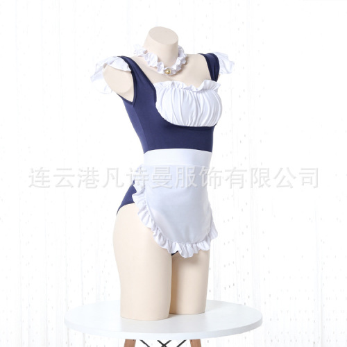 Whispers under the Moon cos Japanese style maid outfit one-piece sexy uniform suit school pure suit two-dimensional