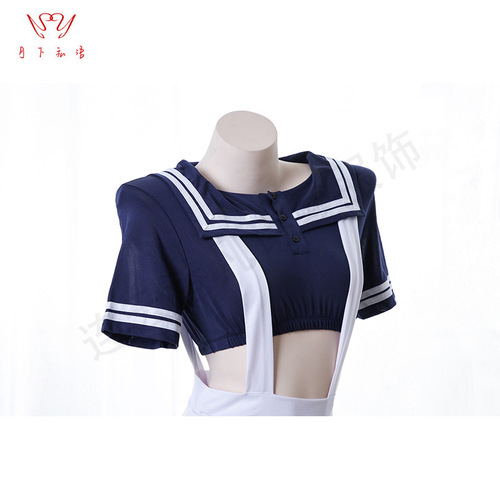 Whispers under the Moon Japanese New Style Cute and Sexy Ultra Short Princess Maid Skirt Sailor Uniform Suit