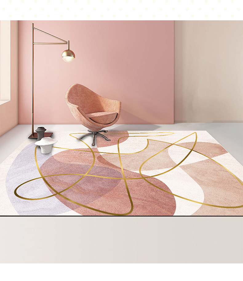 印花地毯,长方形地毯,北欧轻奢地毯,客厅地毯,厨房地垫,儿童爬行毯