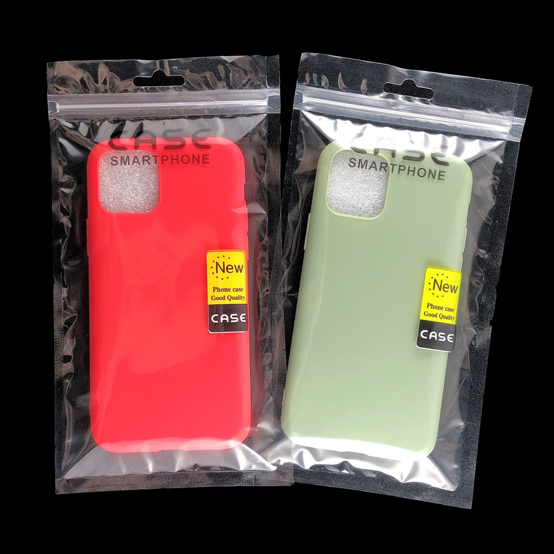 現貨case雙面透明手機殼袋 通用手機殼自封夾骨袋 鎖口拉骨袋定做