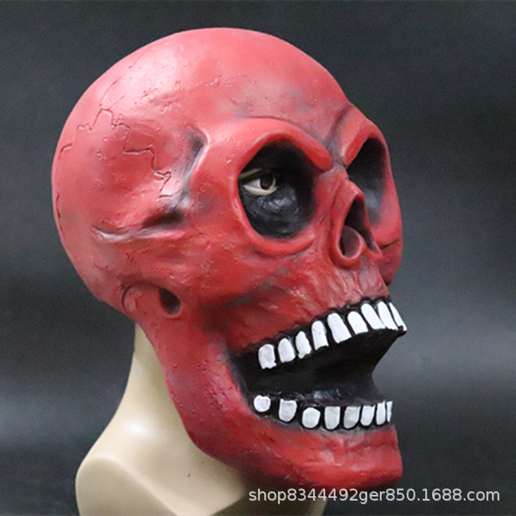 Halloween nueva Máscara de cráneo látex horror tocados partido Cosplay apoyos Ventas Directas la fábrica