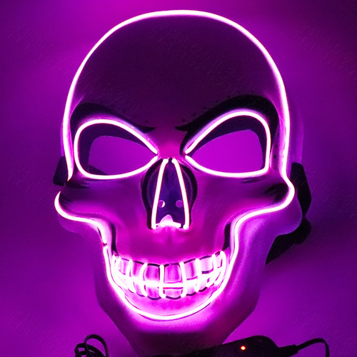 Halloween Christmas party LED Glowing Mask Skull Face Mask Horror Ghost Festival Scary Full Face