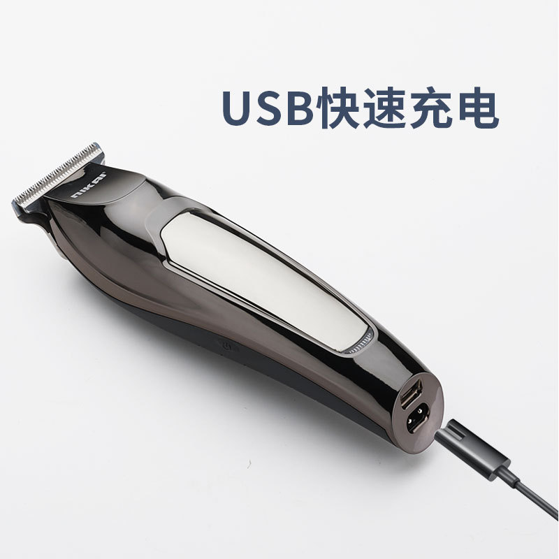 跨境新款电动理发器 油头电推剪剃头0刀头雕刻光头理发剪批发