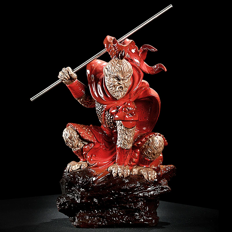 Огненный глаз золотой глаз солнце Dasheng Wukong обезьяна креативная Мода Большой Крытый офис украшения битва Святой Будда прямая партия