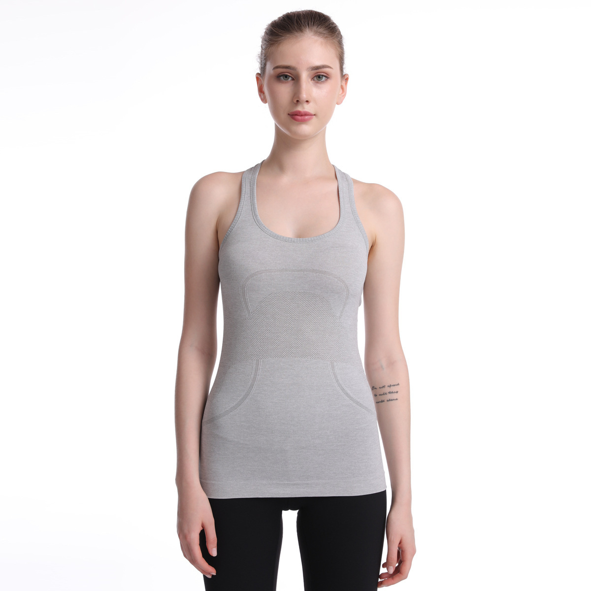 camisola deportiva de yoga sin costuras NSLX20224