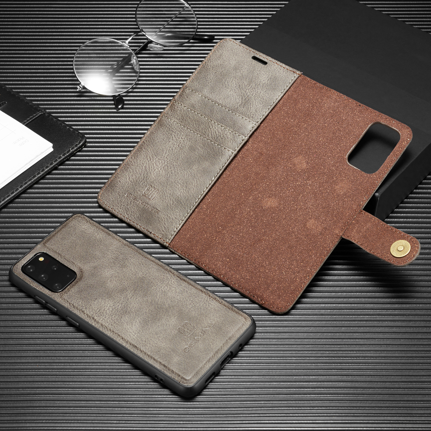 Magnetiskt läderfodral för samsung s21-serien och s23-modellerna_voghion.com