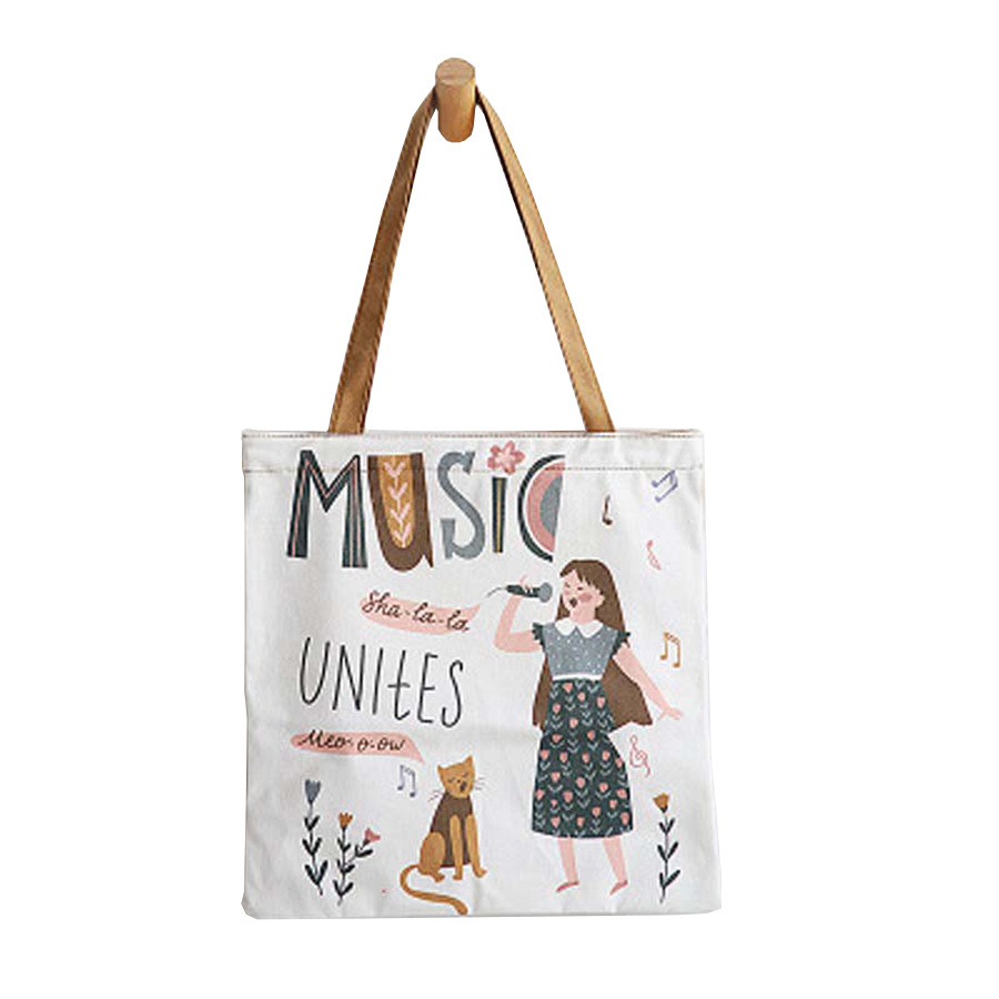 全涤帆布袋可定生产满版印花全涤全棉帆布手提袋环保购物袋批发