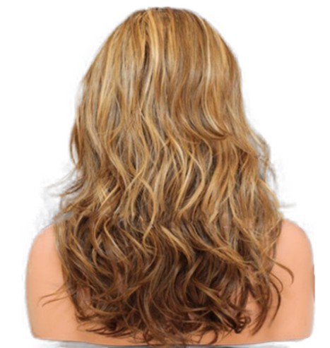 2020 Amazon Europa y América peluca femenina wig hair multicolor rizado de longitud media pelo fibra química