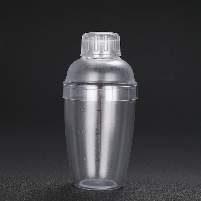 Transparent plastic shaker scaled for a tea shop, set, PC-plastic