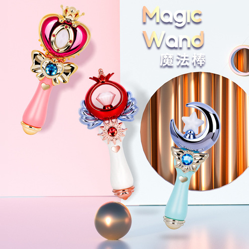 Children's magic fairy wand, glittering magic wand with music, gift educational early education girl toy