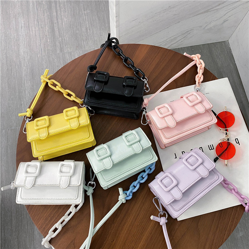 2021 Summer Trendy Small Bag Mini Fashion Cambridge Bag Shoulder Bag Crossbody Bag Candy Color Women's Bag Trendy Bag
