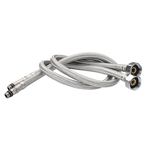 304 stainless steel braided hose kitchen sink hot and cold faucet water inlet pipe basin faucet pointed pipe