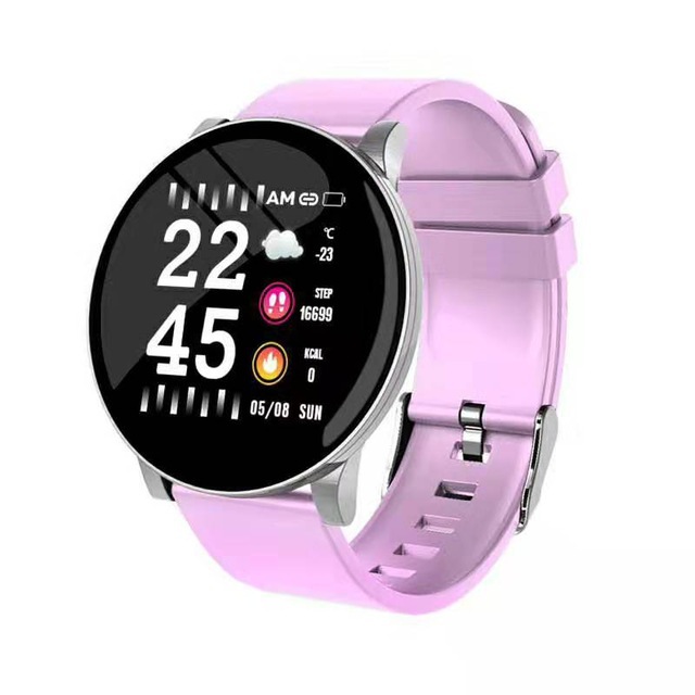 Round screen Milanese heart rate and blood pressure multifunctional sports bracelet