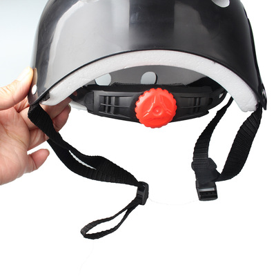 多色轻便 滑板头盔儿童滑板车泡沫头盔 轮滑泡沫头盔光面带调节器