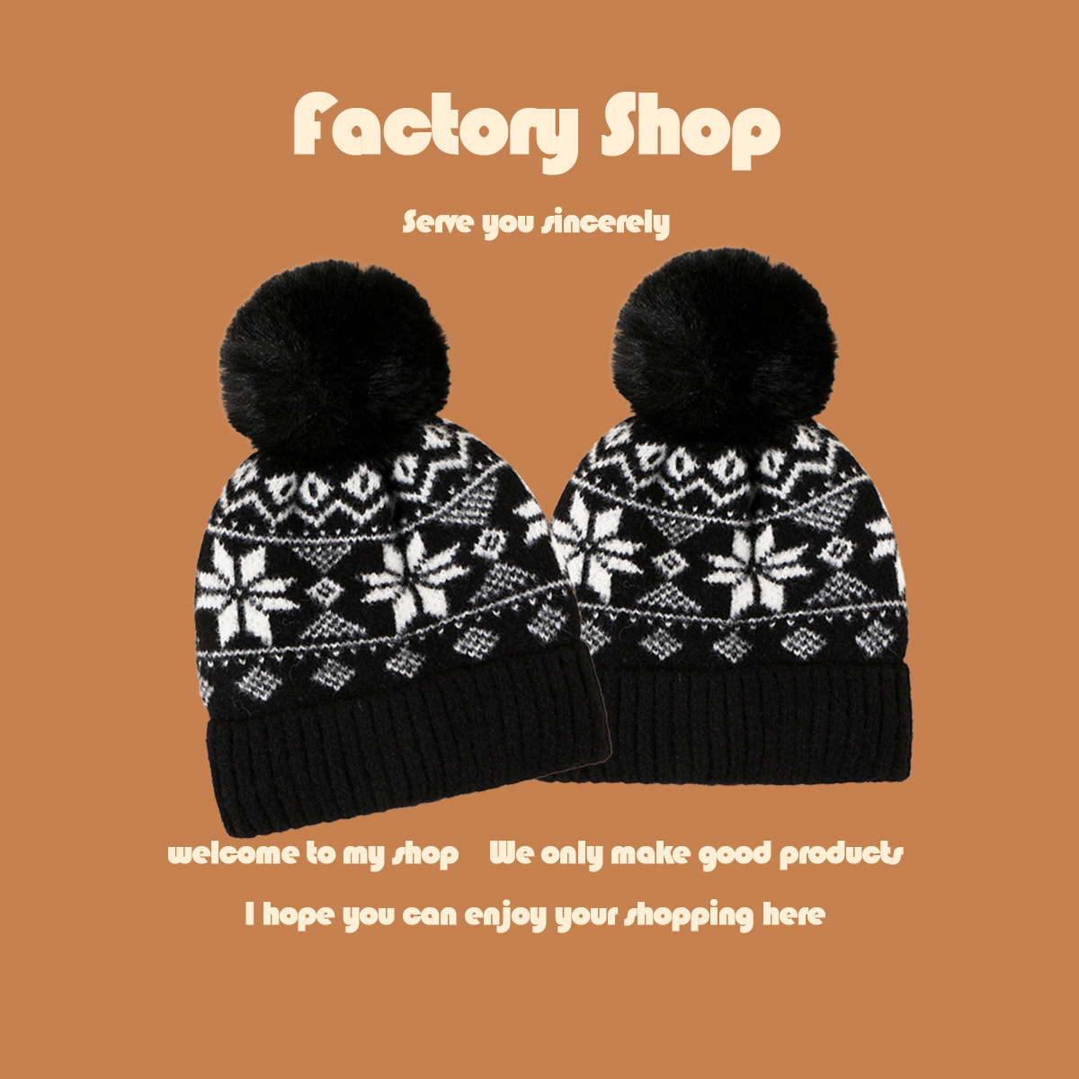 Fashion Warm Knit Hat display picture 3