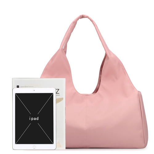 Wholesale large capacity nylon cloth Oxford cloth unisex fitness bag simple mommy bag maternity bag manufacturer wholesale