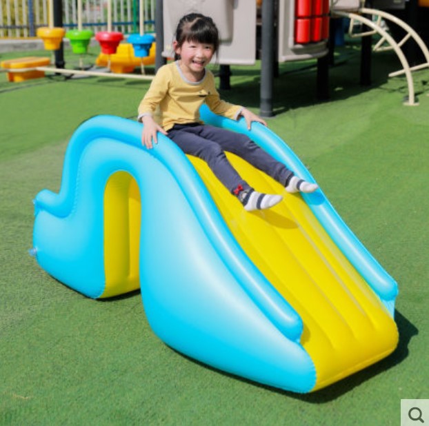 Inflatable slide with swimming pool Indo...