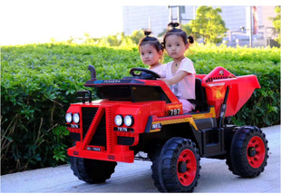 Children's Electric Car Children's Electric Car Internet Popular Toy Car Toy Engineering Car Four-wheel Electric Car 3-6-8 Years Old