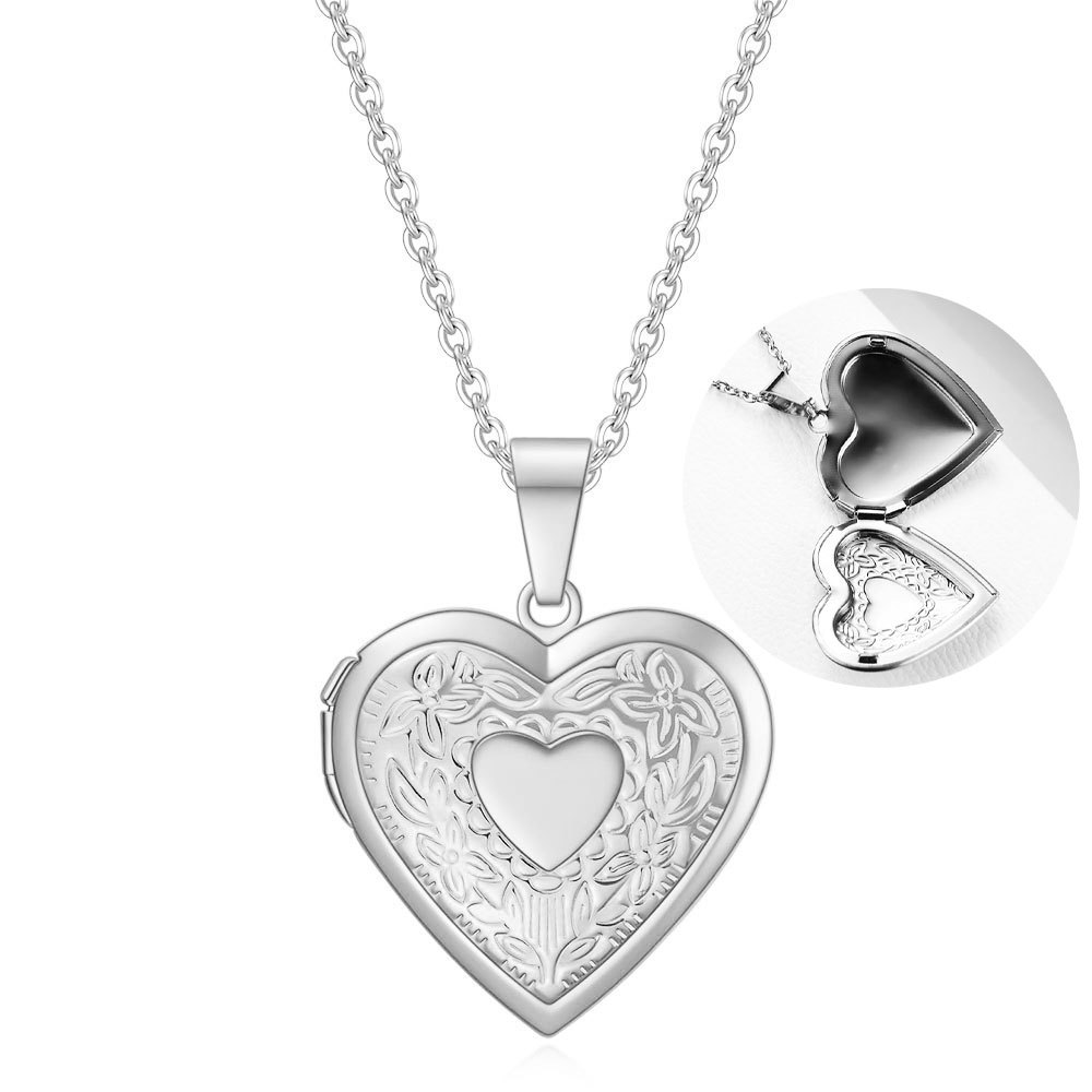 Necklace Classification 1 Piece Quantity Simple Style Heart Shape Titanium Steel Plating Metal Necklace